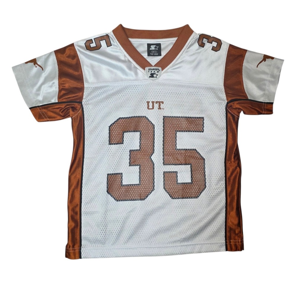 Starter Texas Longhorns Youth Football Jersey #35 Kids Size 6 7 NCAA